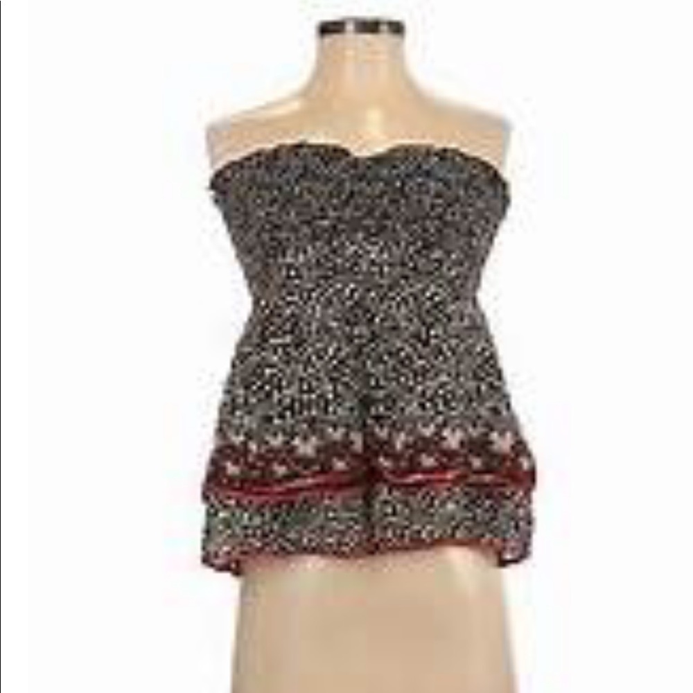 Susana Monaco Tube Top with Ruffle and Sequin Detail. Perfect Condition. Size 4